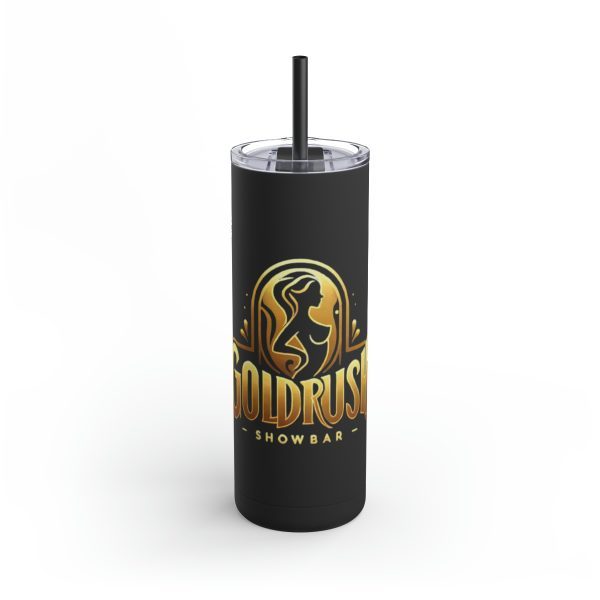Black Skinny Matte Tumbler, 20oz